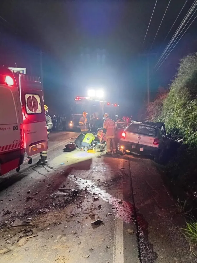 Acidente provocado por motorista embriagado mata casal de jovens na SC-390