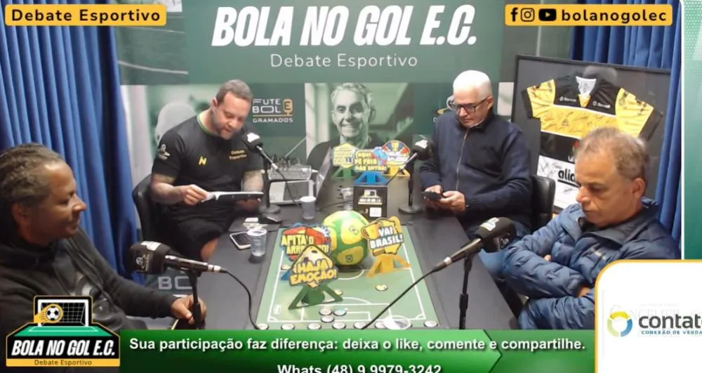 Debate Bola no Gol E.C analisa empate do Criciúma com o Ceará pela Série B