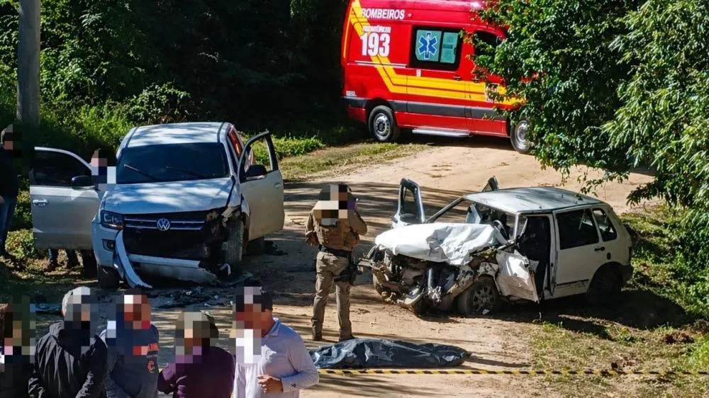 Homem morre preso às ferragens após grave acidente em Cocal do Sul