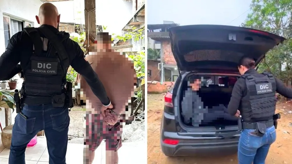 Irmãos são presos após manter idosa refém por cinco horas durante golpe em SC