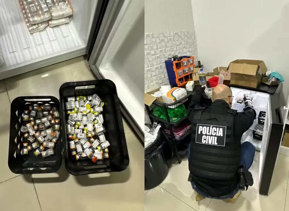Casal é preso após polícia descobrir laboratório clandestino de canetas emagrecedoras em SC