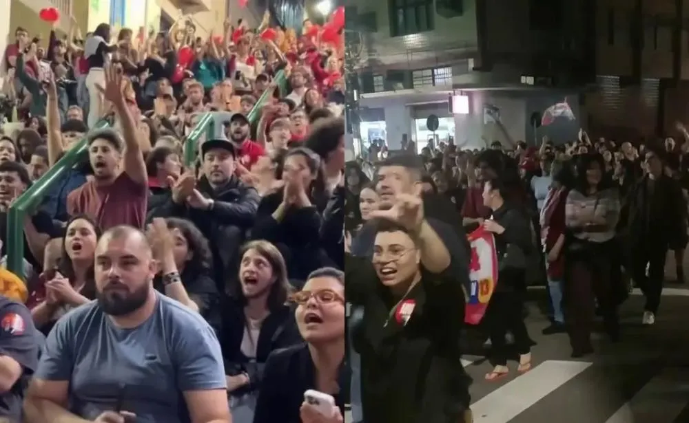 Apoiadores de Lula ocupam ruas de Florianópolis em manifestação pela virada no segundo turno