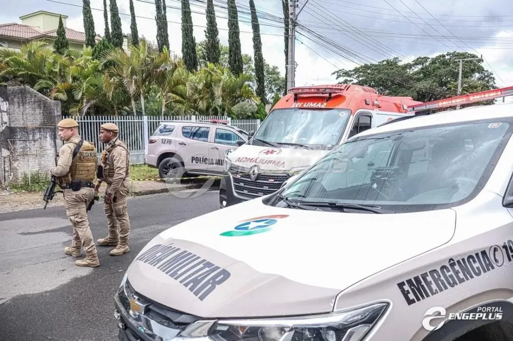 Vídeo flagra momento em que PM salva mulher de agressões e baleia suspeito em Criciúma