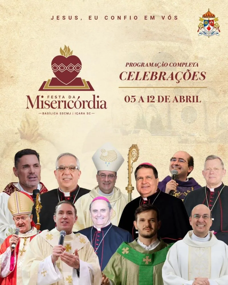 A Basílica Santuário do Sagrado Coração Misericordioso de Jesus se prepara para viver dias especiais de fé com a tradicional Festa da Misericórdia. De 5 a 12 de abril, fiéis são convidados a participar de uma programação intensa de missas e momentos de or