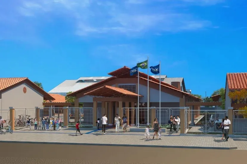 Após 10 anos de abandono, Balneário Rincão retoma obra de escola milionária na Zona Sul